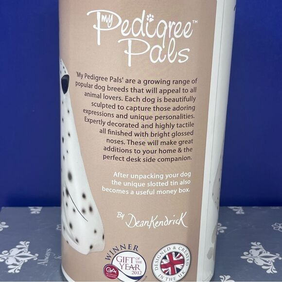 Pedigree Pals 5.5” Dalmatian Moneybox Tin - Picture 7 of 13